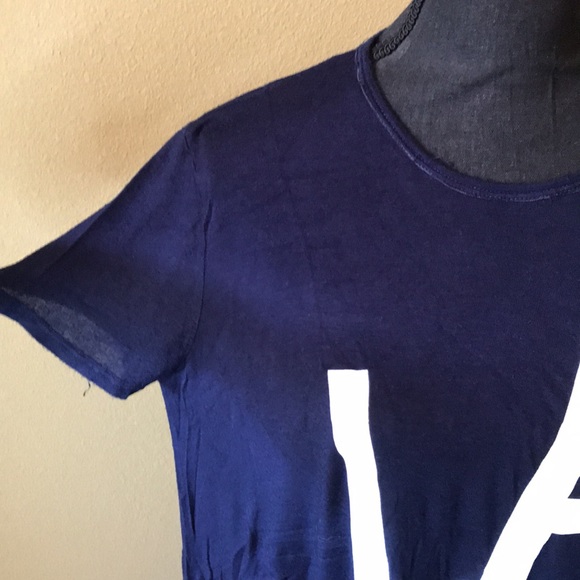 Daydream Nation LA navy blue short sleeve shirt NWT - Picture 5 of 10